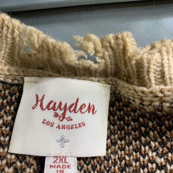 Leopard Print Sweater  and pants- Black and Brown - Picture 2 of 4